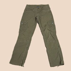 KUHL Women’s Olive Green Splash Roll Up Pants Sz 4 Regular